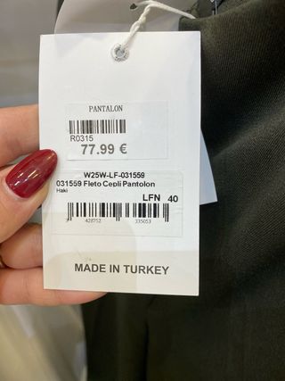 Pantalón verde oliva