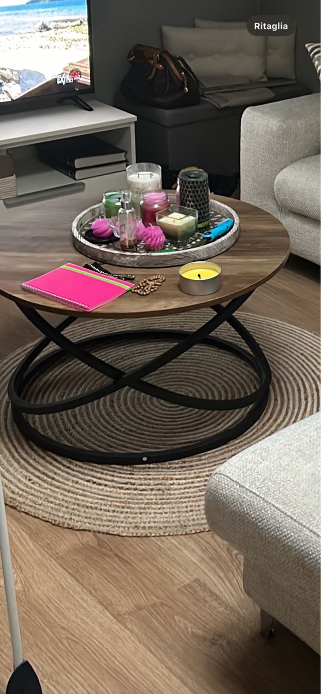 Tappeto juta rotondo