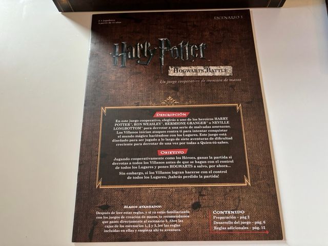 Juego de Mesa Harry Potter Battle