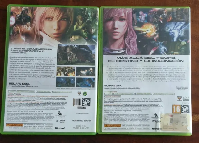 🇪🇦 Final Fantasy XIII e XIII-2 para Xbox 360
