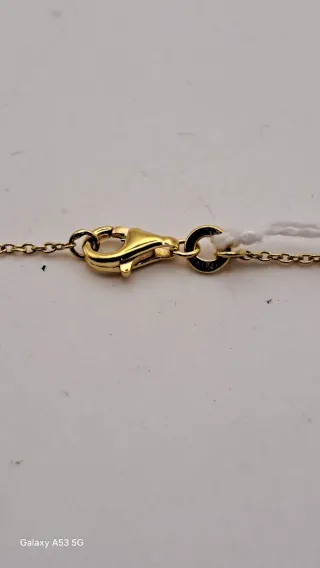 Colgante y cadena de oro 18K