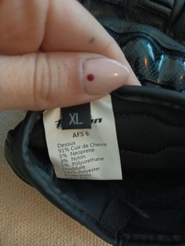 Guantes Moto Furygan Talla XL Nuevos