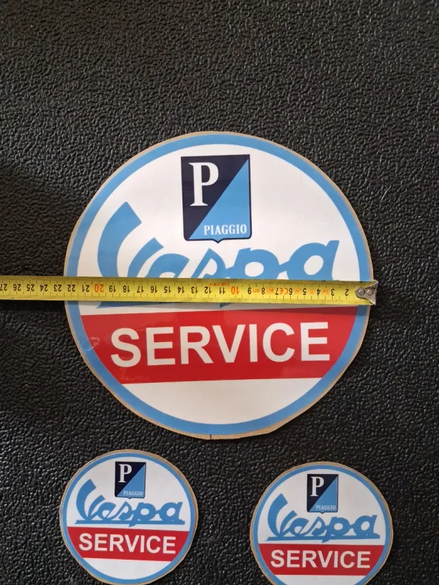 Adesivi Vespa Piaggio Service