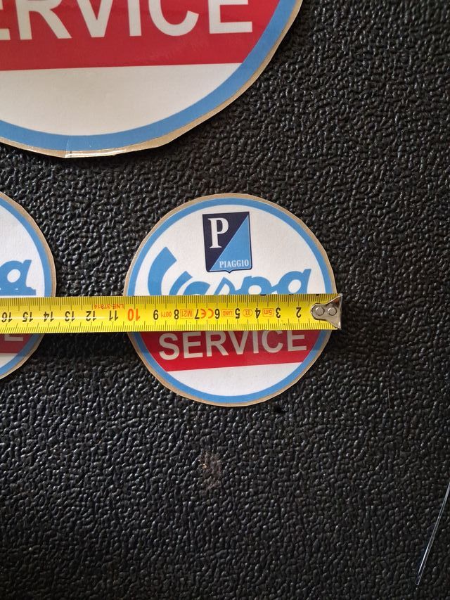 Adesivi Vespa Piaggio Service