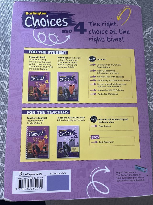 Choices 4ºeso Workbook