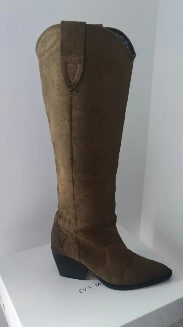 Botas Cowboy Suede Talla 37