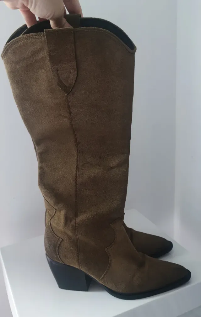 Botas Cowboy Suede Talla 37