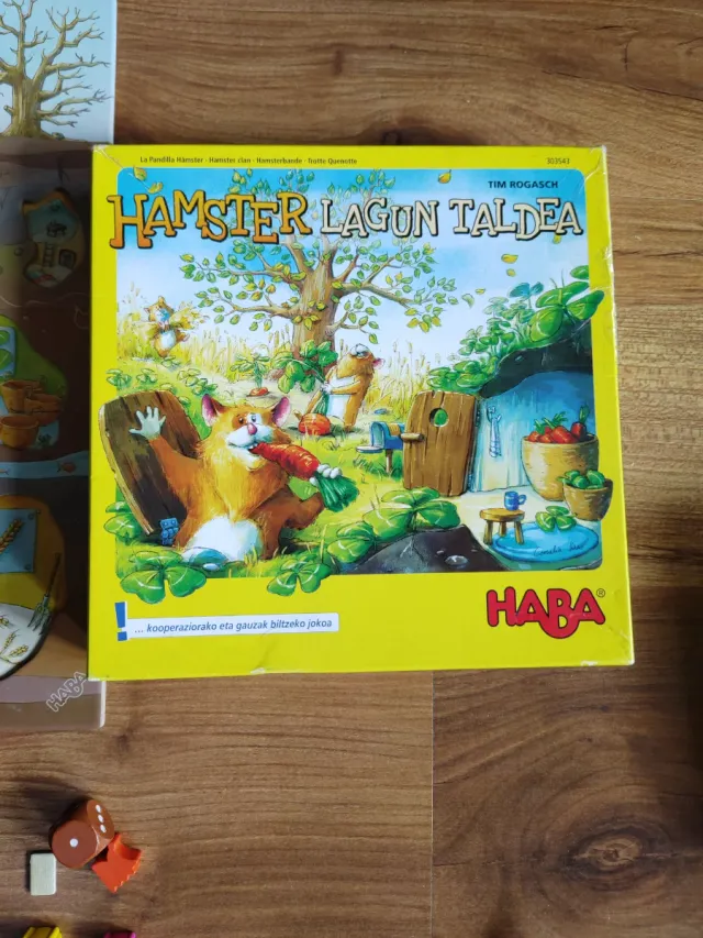 La pandilla Hámster. Juego mesa