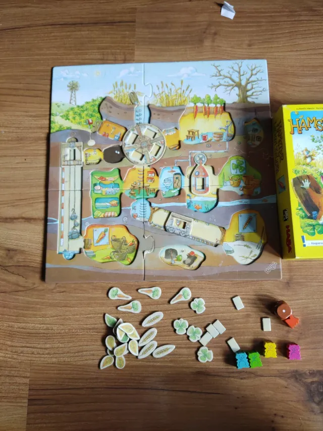 La pandilla Hámster. Juego mesa