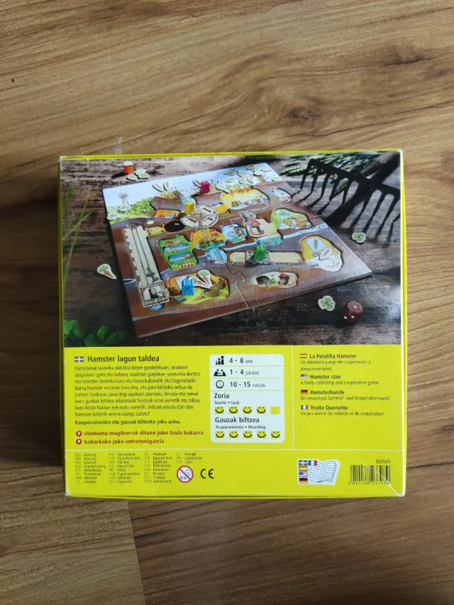 La pandilla Hámster. Juego mesa