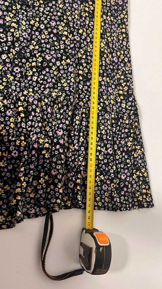 Vestido floral negro Primark Talla 14-15 años