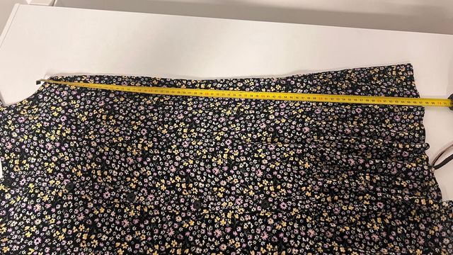 Vestido floral negro Primark Talla 14-15 años