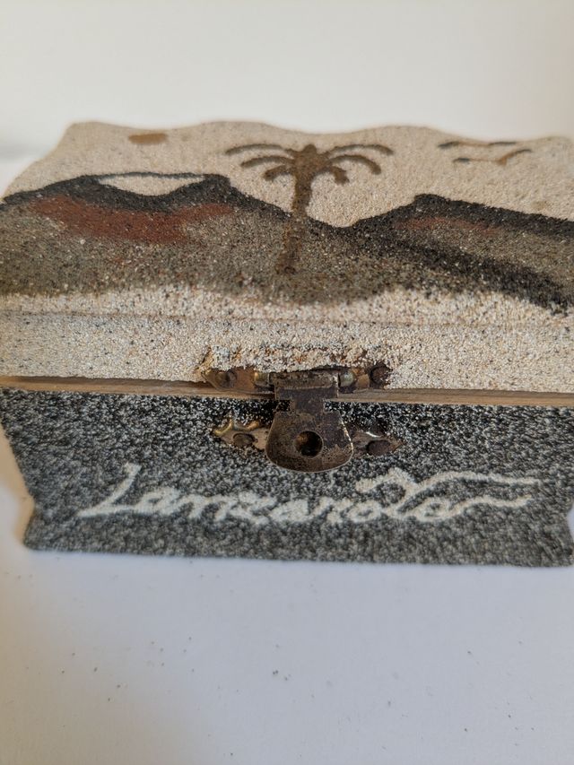 Set Cofanetto e Posacenere Sabbia Lanzarote