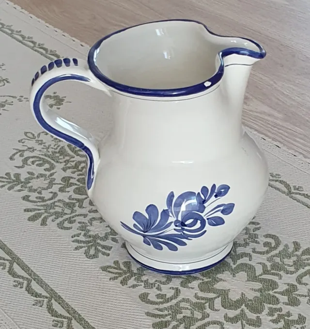 Caraffa in ceramica decorata