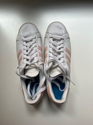 Zapatillas Adidas Blancas y Rosas