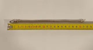 Pulsera estilo snake plateada