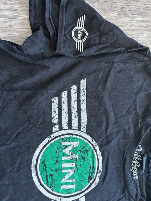 Camiseta Mini Pull&Bear Negra Hombre