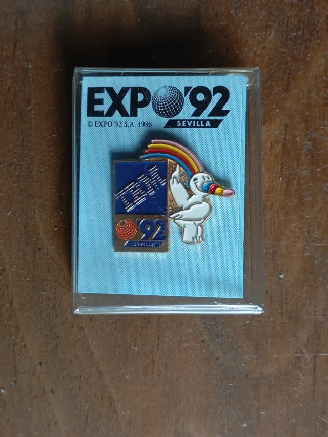Pin Expo 92 Sevilla IBM