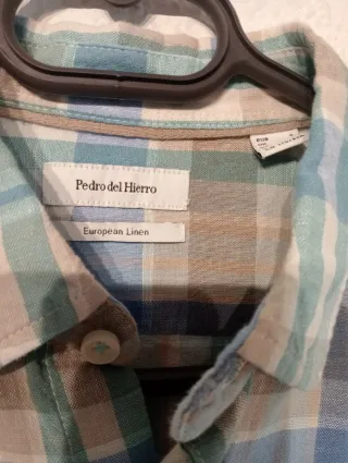 Camisa Pedro del hierro talla S hombre lino nueva
