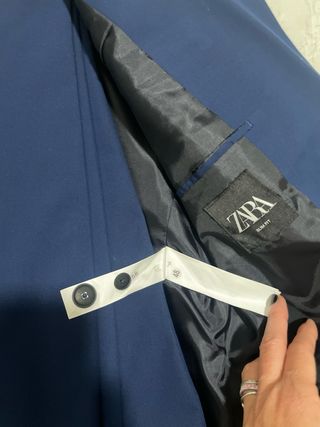 Traje Zara azul navy americana y pantalón