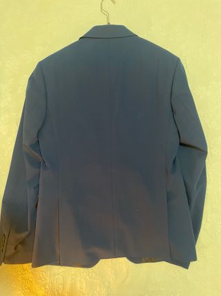 Traje Zara azul navy americana y pantalón