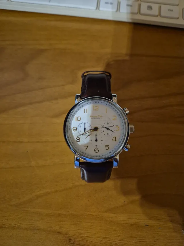 Reloj Massimo Dutti Chronograph Marrón/Plata