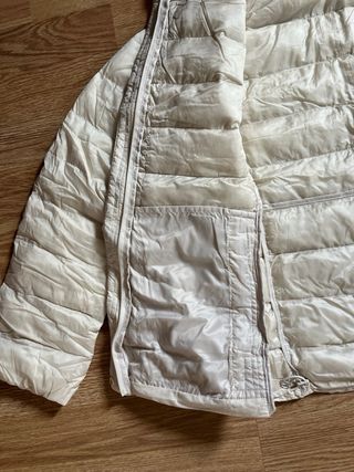 Chaqueta Uniqlo Plumas Blanca Talla XS