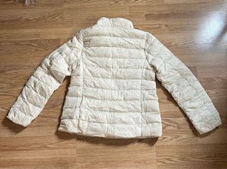 Chaqueta Uniqlo Plumas Blanca Talla XS