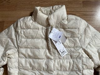 Chaqueta Uniqlo Plumas Blanca Talla XS