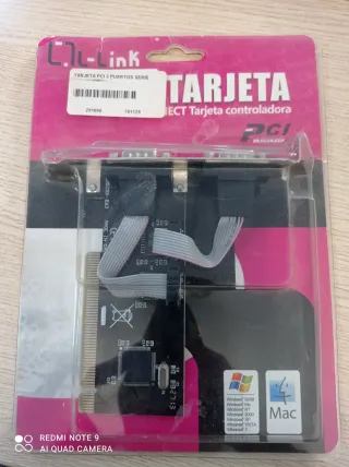 Tarjeta PCI QL-Link 2 Puertos Serie. Windows 95/98