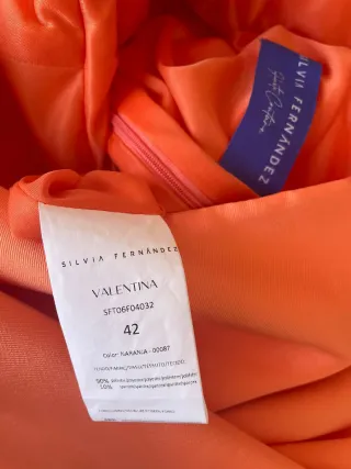 Vestido fiesta Silvia Fernández Talla 42 Nuevo