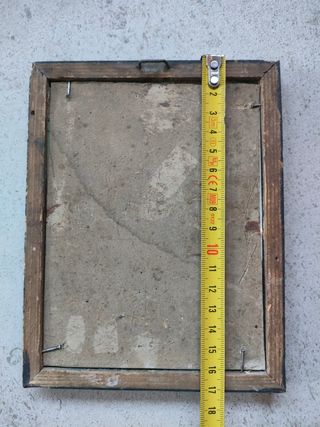 Antico quadretto Gesù in croce con Angeli