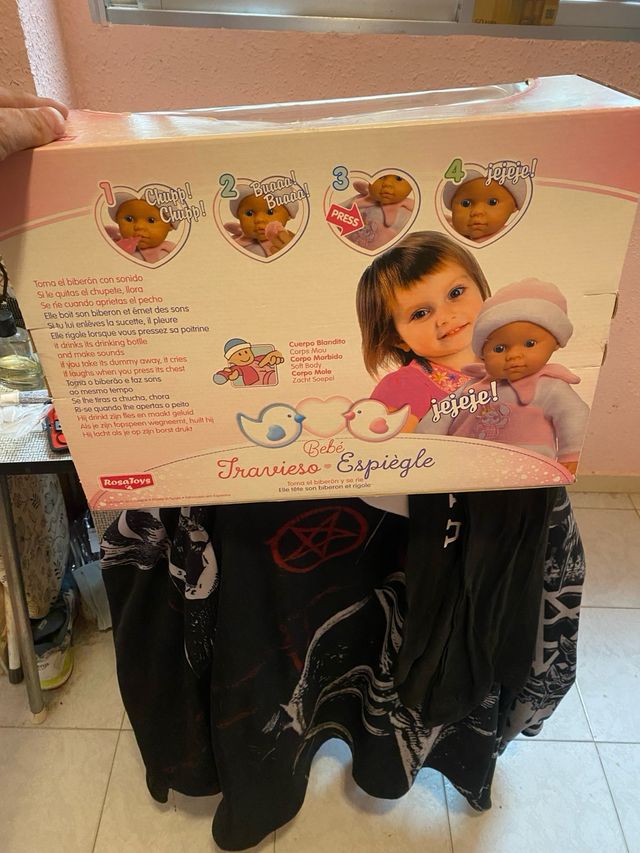 Muñeca Bebé Travieso Espiègle con Sonido