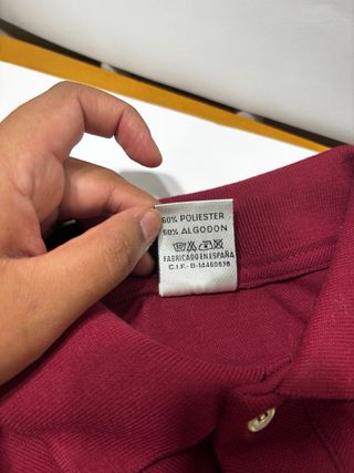 Camiseta Polo Roja Talla L