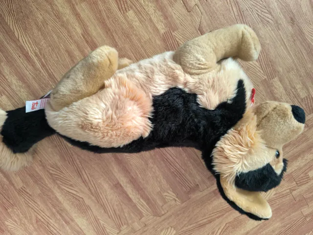 Peluche perro pastor alemán