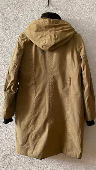 Parka Chaquetón Marrón con Capucha