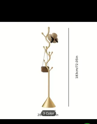 Appendiabiti in Metallo Dorato