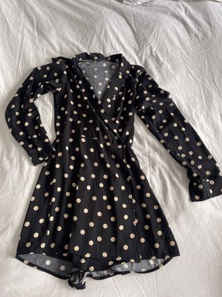 Vestido lunares Stradivarius Talla S