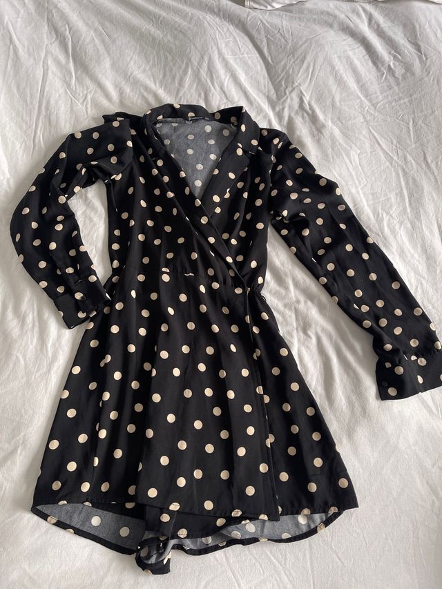 Vestido lunares Stradivarius Talla S