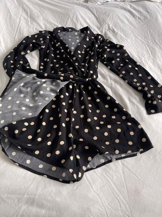 Vestido lunares Stradivarius Talla S