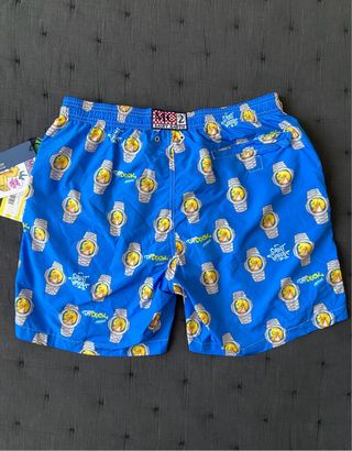 Costume Saint Barth Stampa Orologi Blu