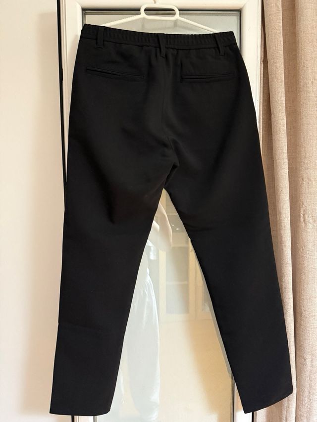 Pantalón Zara Hombre Talla S Negro Nuevo