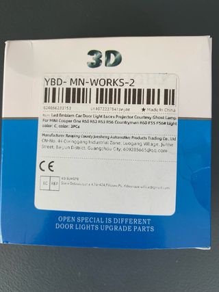 Proyector Luz Puerta Coche LED Emblem