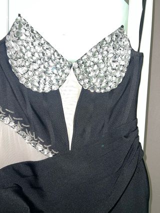 Abito da cerimonia nero e argento