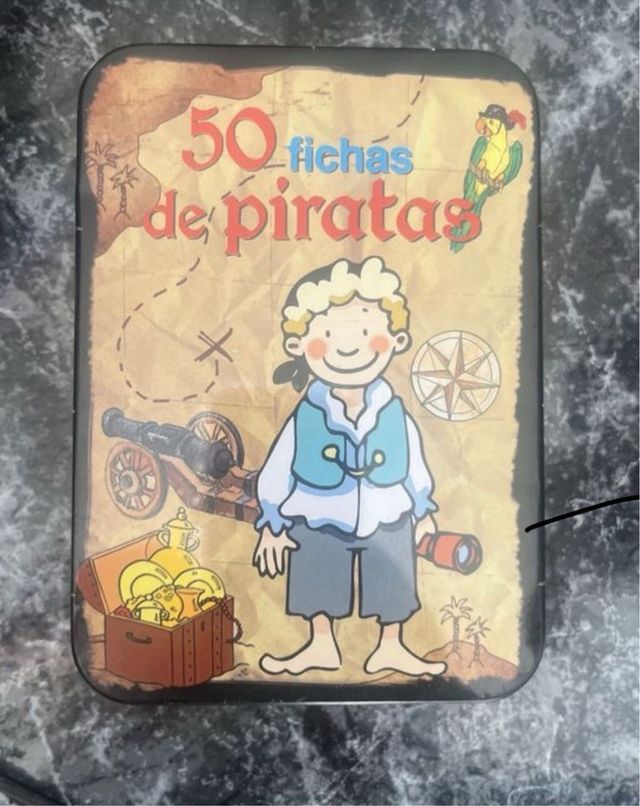 Juego 50 Fichas Piratas