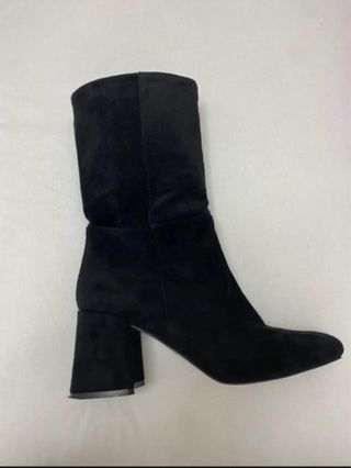 Botines negros tacón