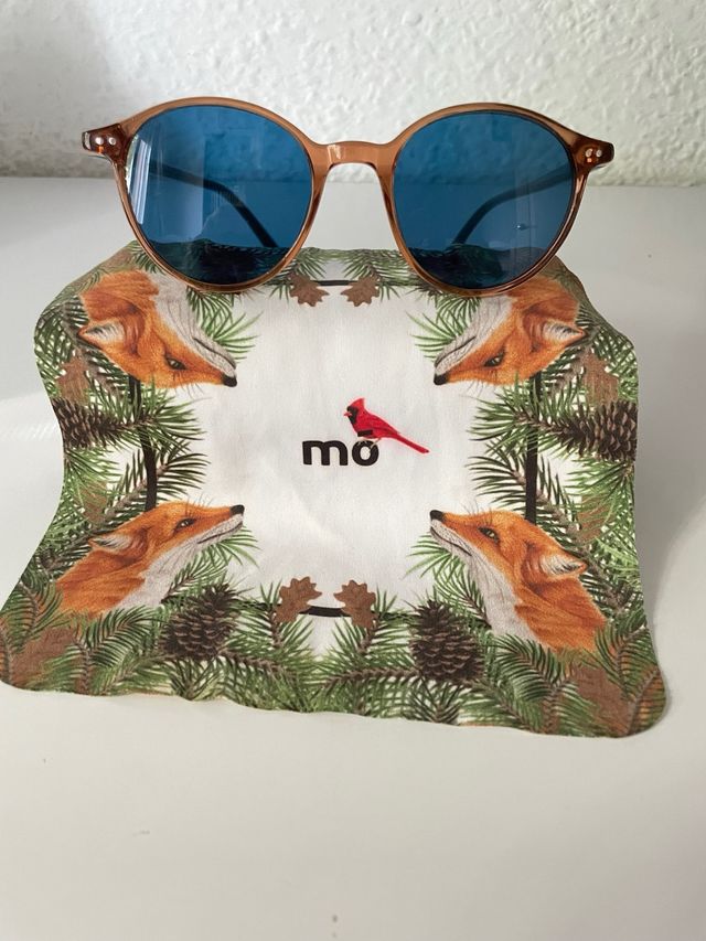 Gafas de sol mo azules y marrones