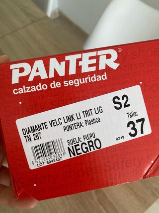 Zapatos de seguridad Panter negros