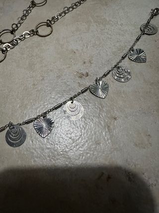 2 collane donna cuore + 1 bracciale