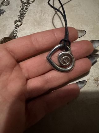 2 collane donna cuore + 1 bracciale